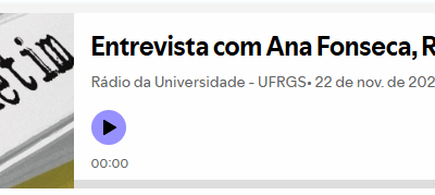 Gravação Folhetim na Rádio da Universidade (UFRGS)